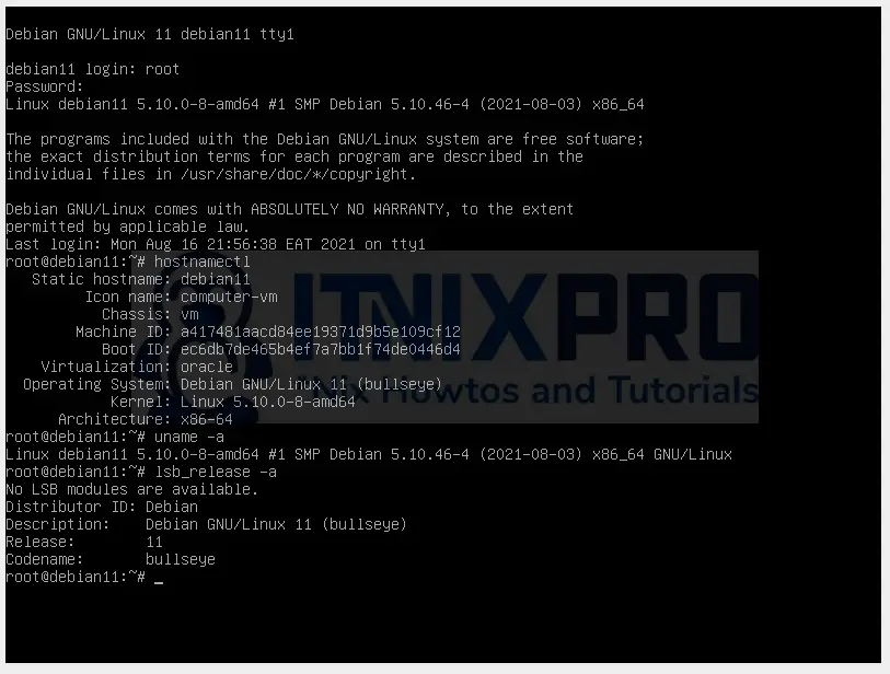 Install Debian 11 Bullseye on VirtualBox