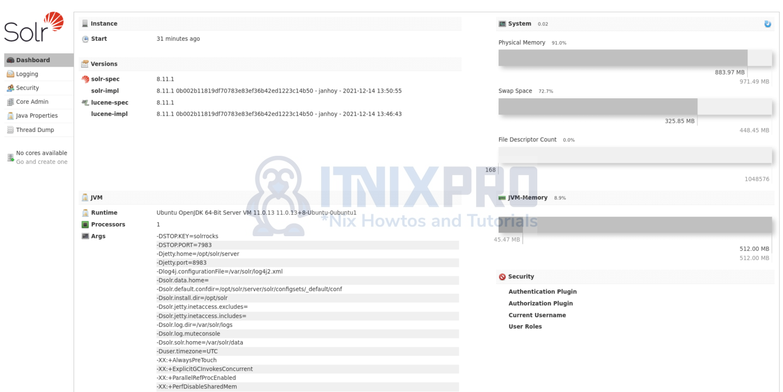 Install Apache Solr on Ubuntu 22.04 - itnixpro.com