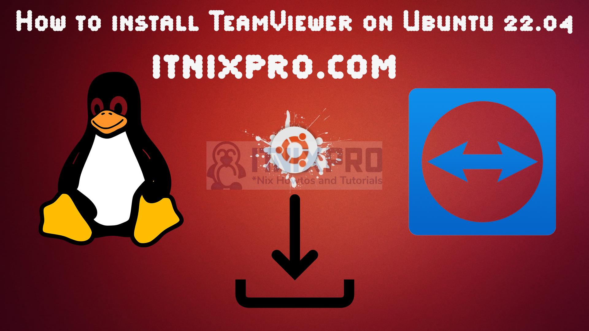How-to-install-TeamViewer-on-Ubuntu-22.04