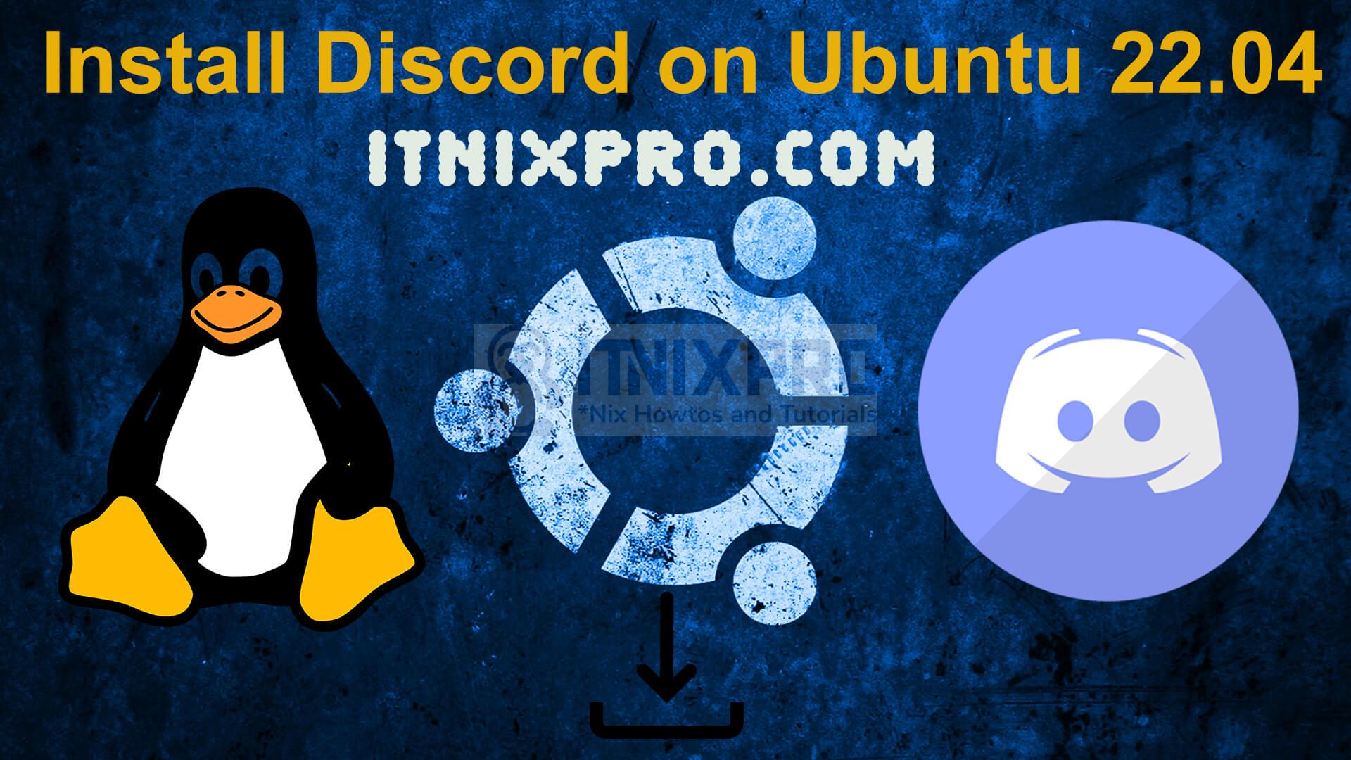 Install Discord on Ubuntu 22.04