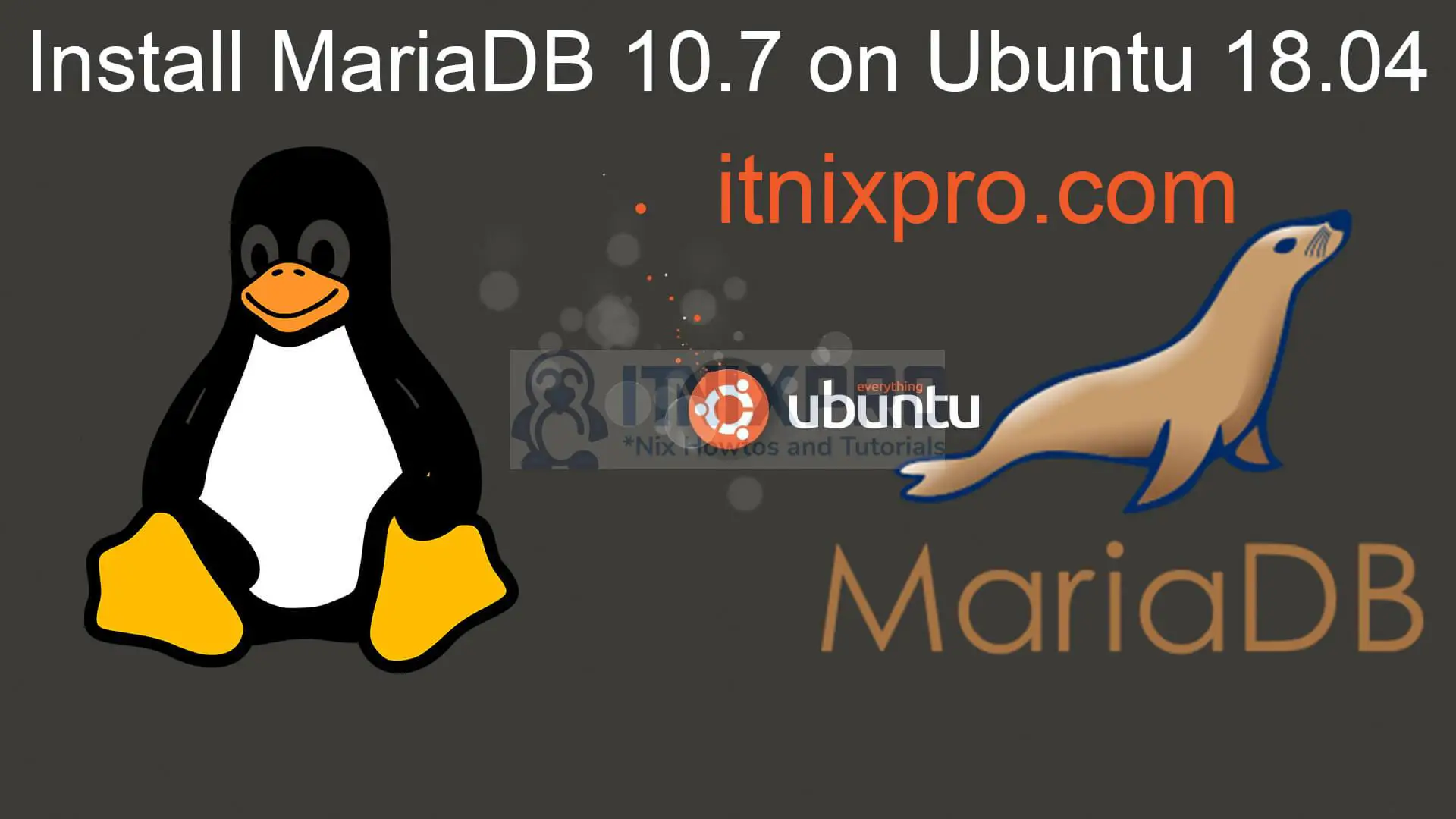 Install MariaDB 10.7 on Ubuntu 18.04