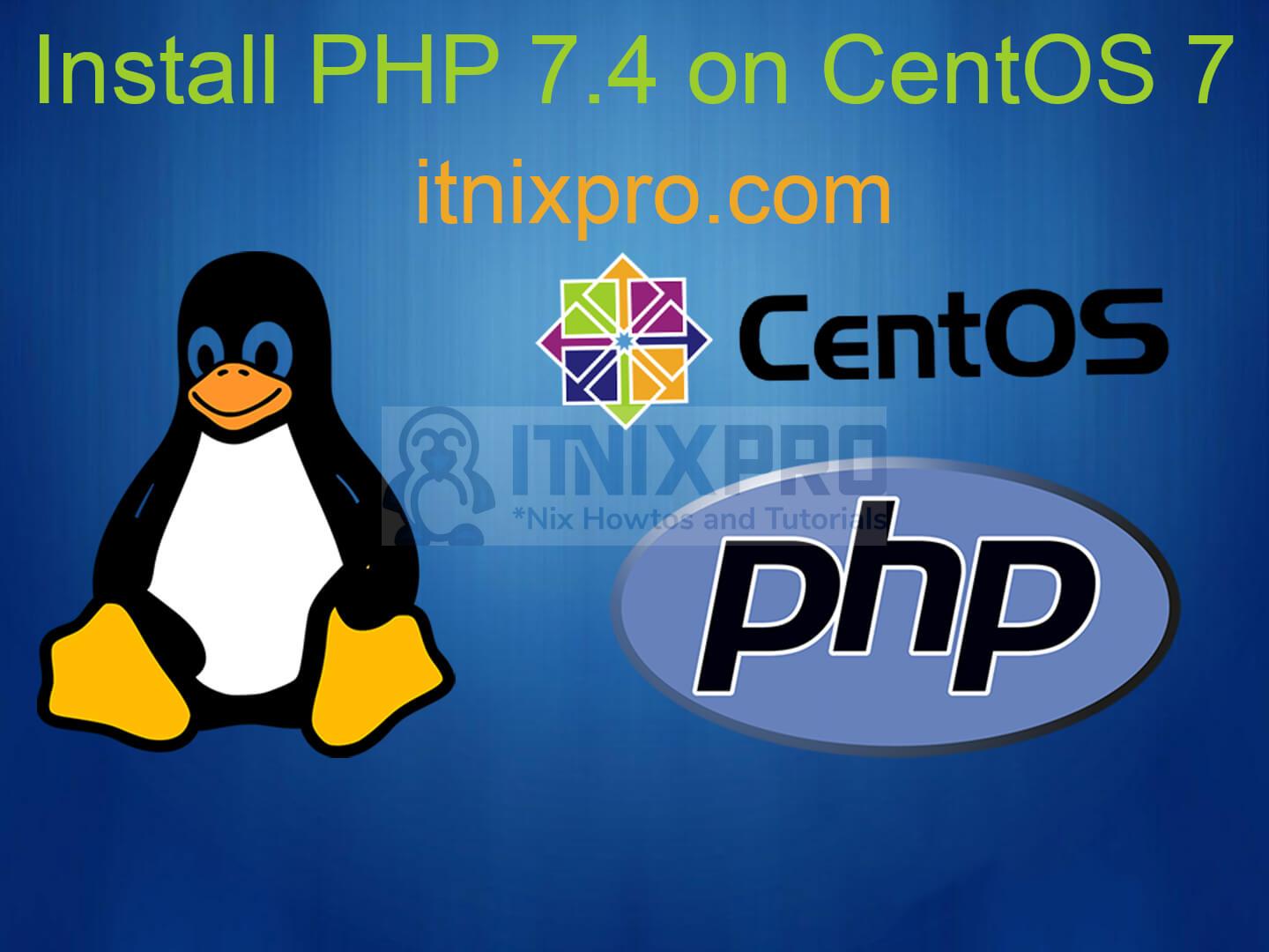 Install PHP 7.4 on CentOS 7