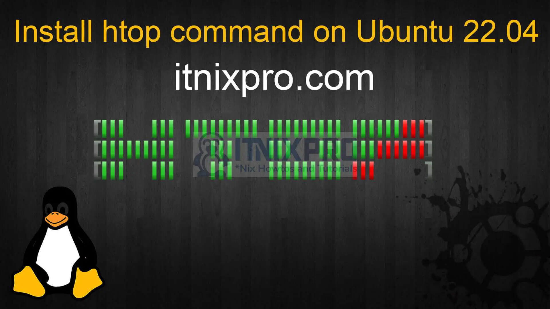 Install htop command on Ubuntu 22.04
