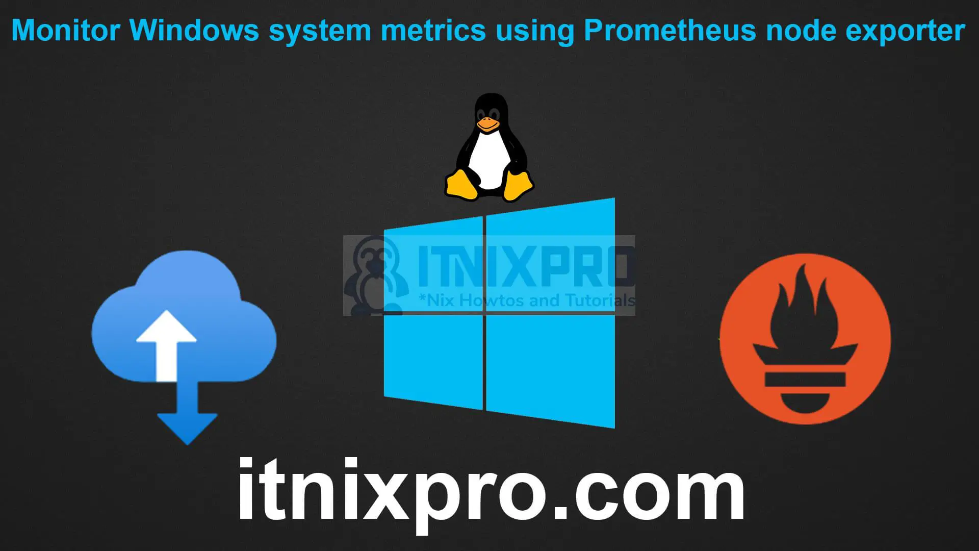Monitor Windows system metrics using Prometheus node exporter
