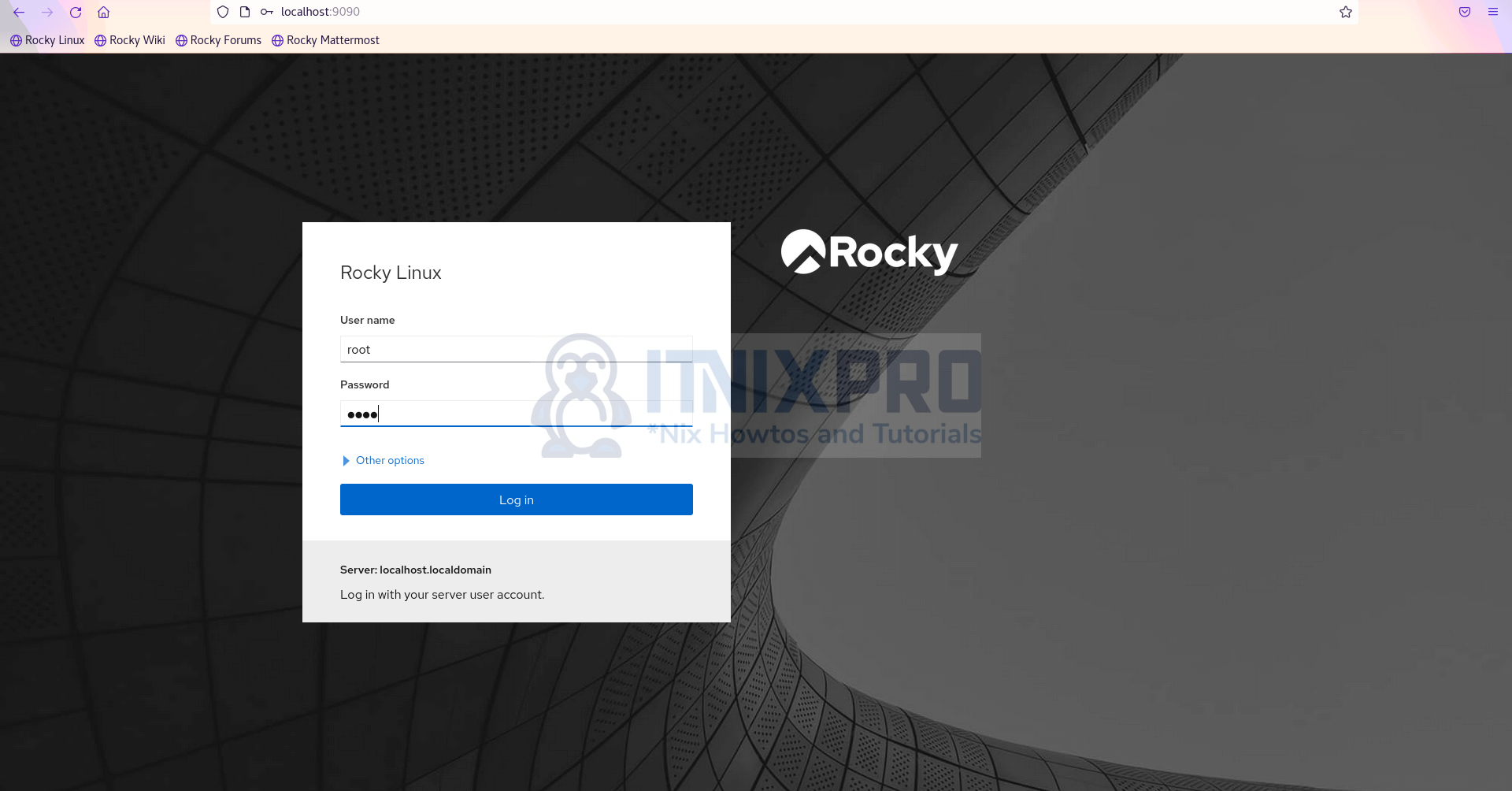Install Cockpit on Rocky Linux 8