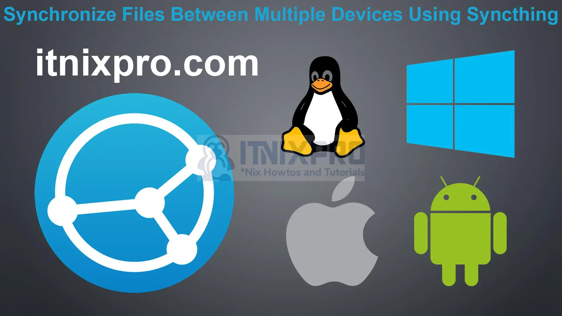 Synchronize Files between multiple devices using Syncthing