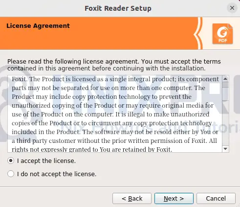 Install Foxit PDF Reader in Fedora 35