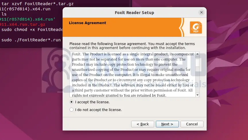 Install Foxit PDF Reader on Ubuntu 22.04