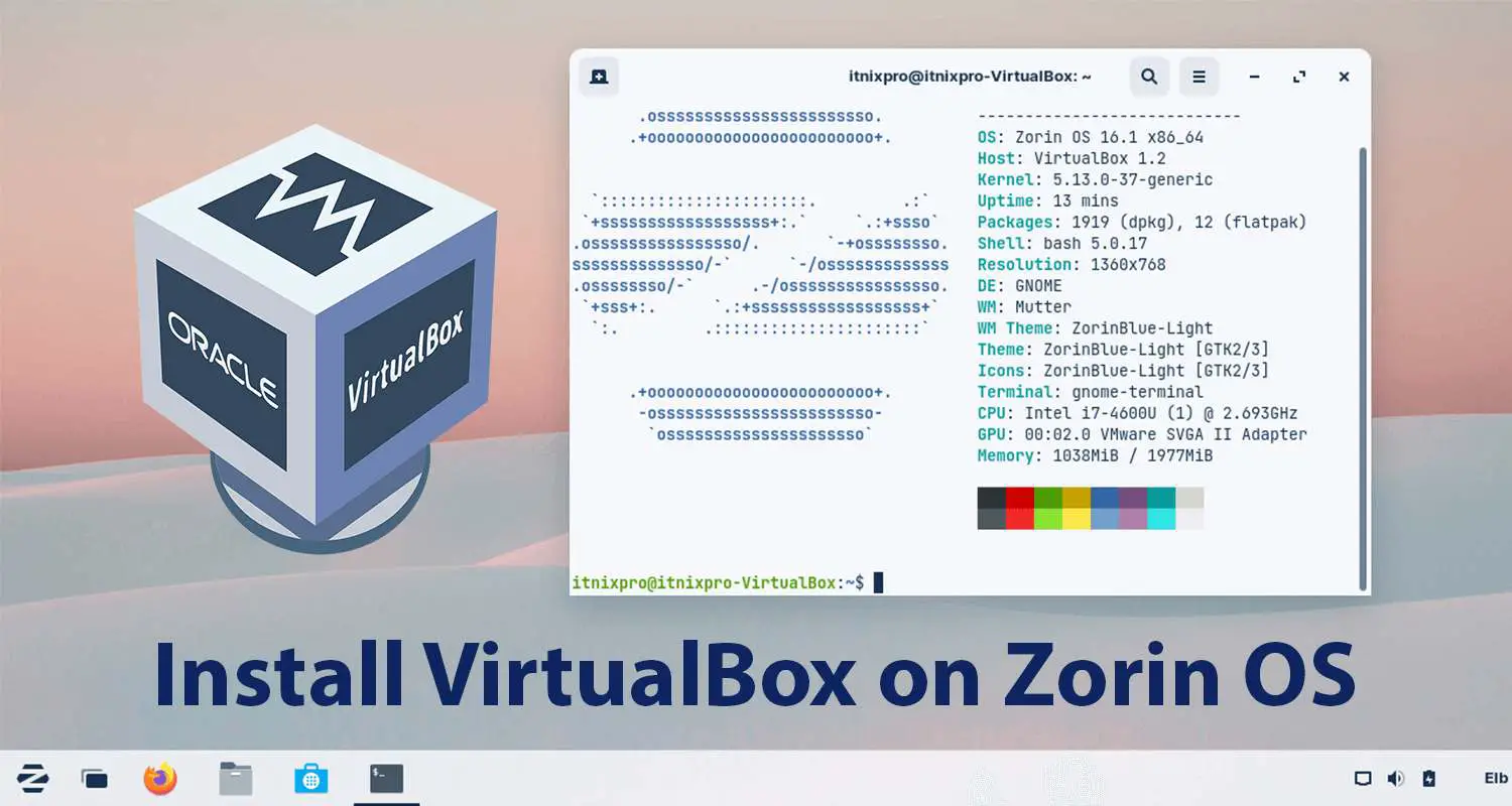Install VirtualBox on Zorin OS