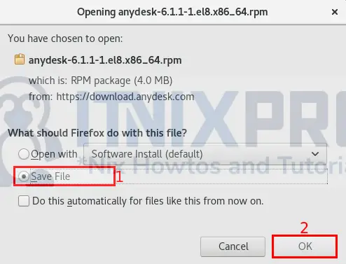 Install Anydesk on Rocky Linux