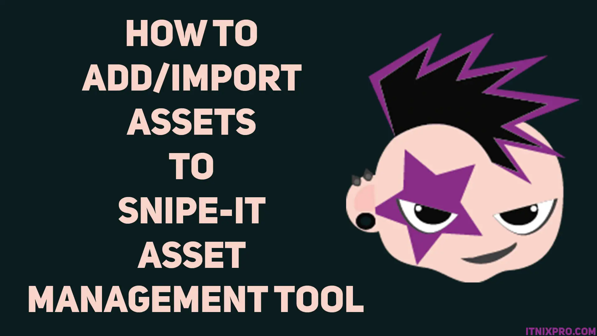 How to Import assets to Snipe-IT Asset Management tool