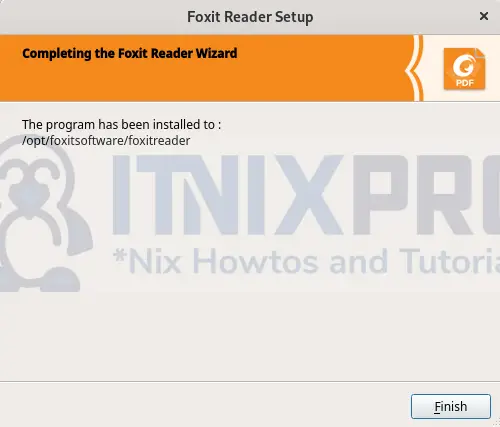 Install Foxit Reader on Fedora 36