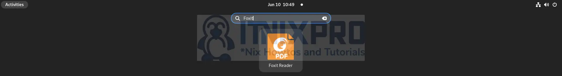 Install Foxit Reader on Fedora 36