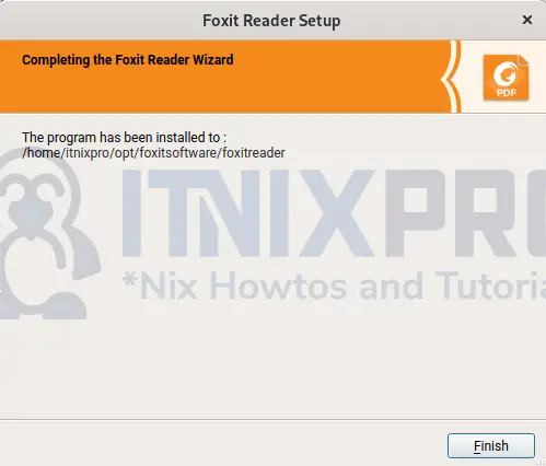 Install Foxit PDF Reader on OpenSUSE