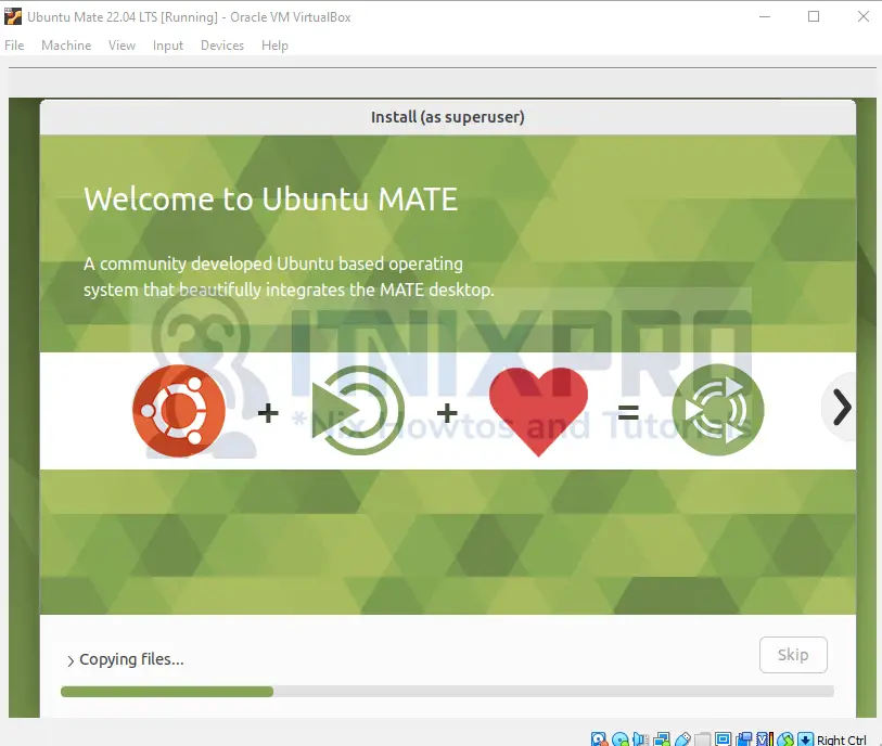 Install Ubuntu Mate 22.04 LTS on VirtualBox