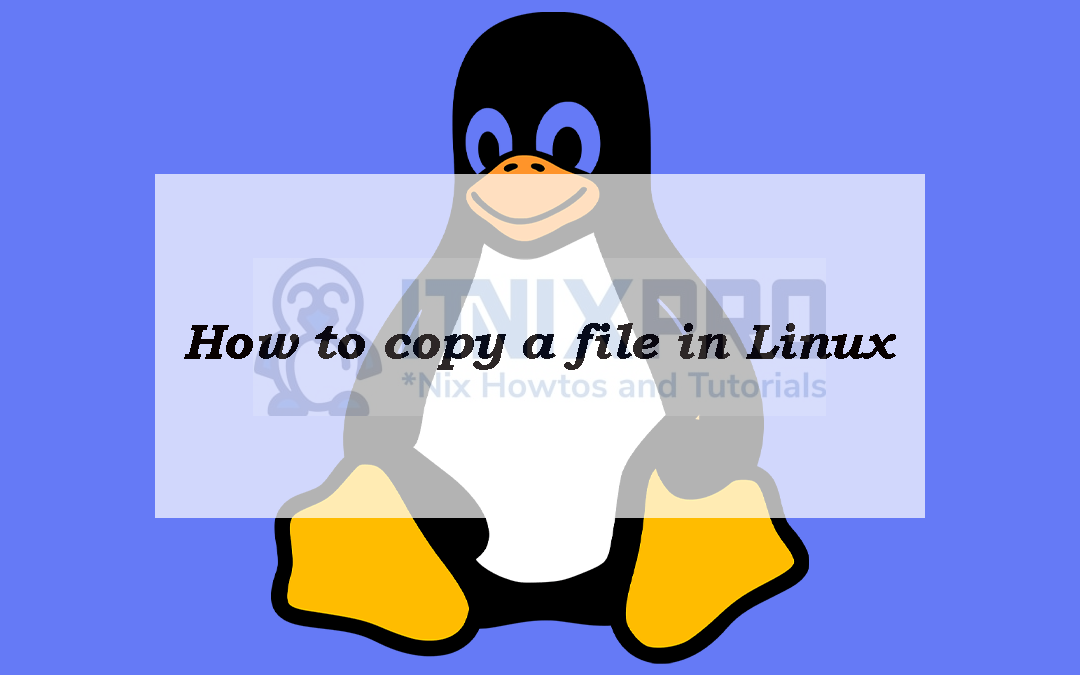 How to copy a file in Linux