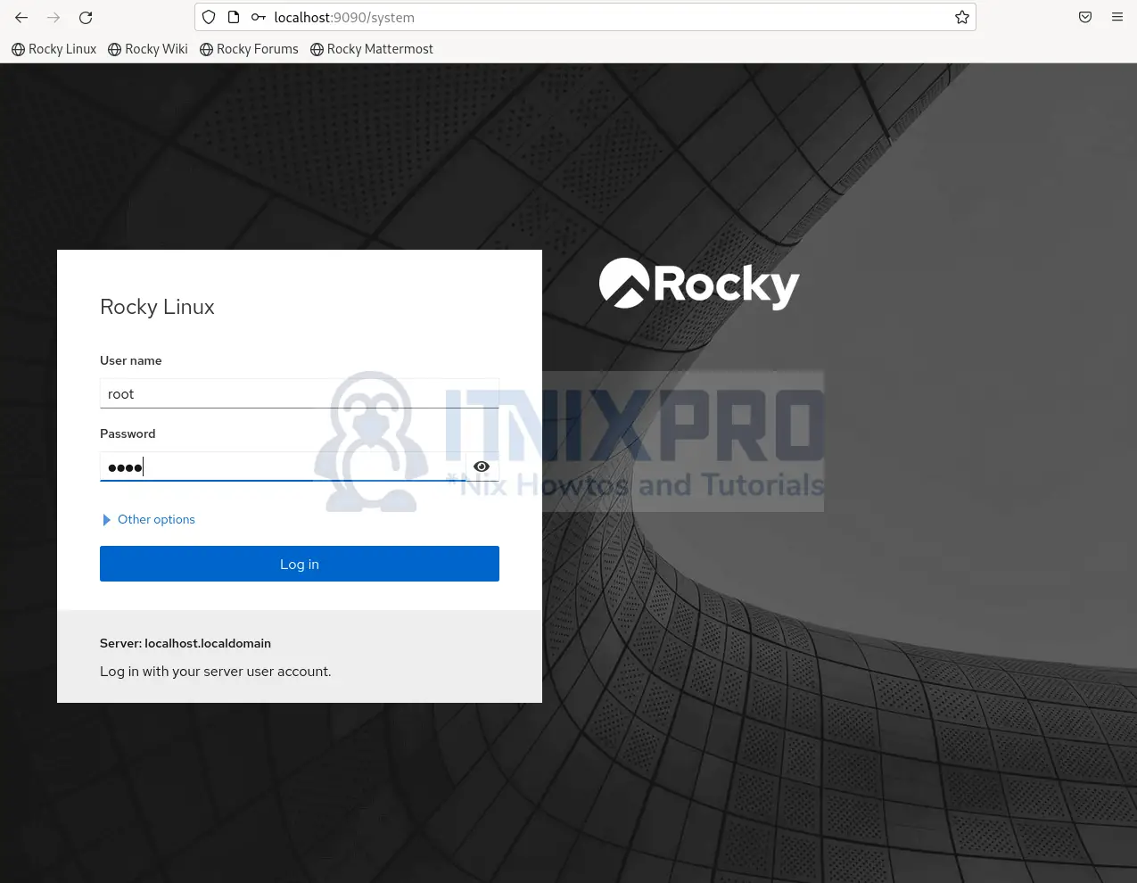 Install Cockpit on Rocky Linux