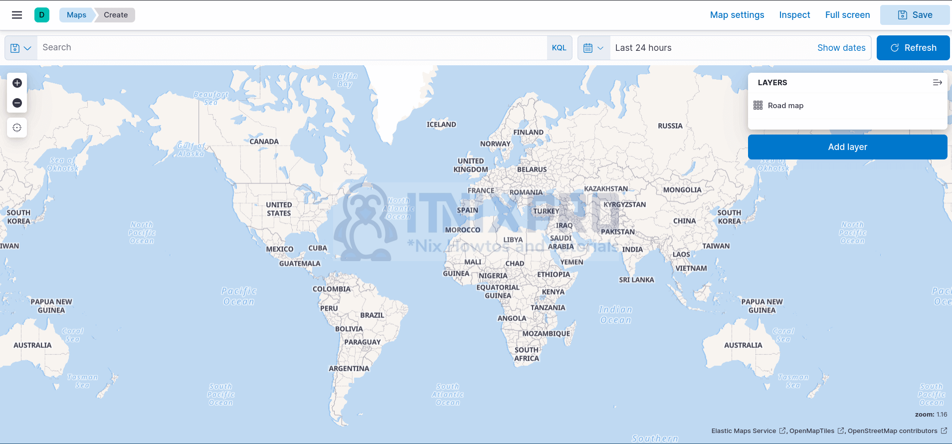 Create Data Map Visualization in Kibana