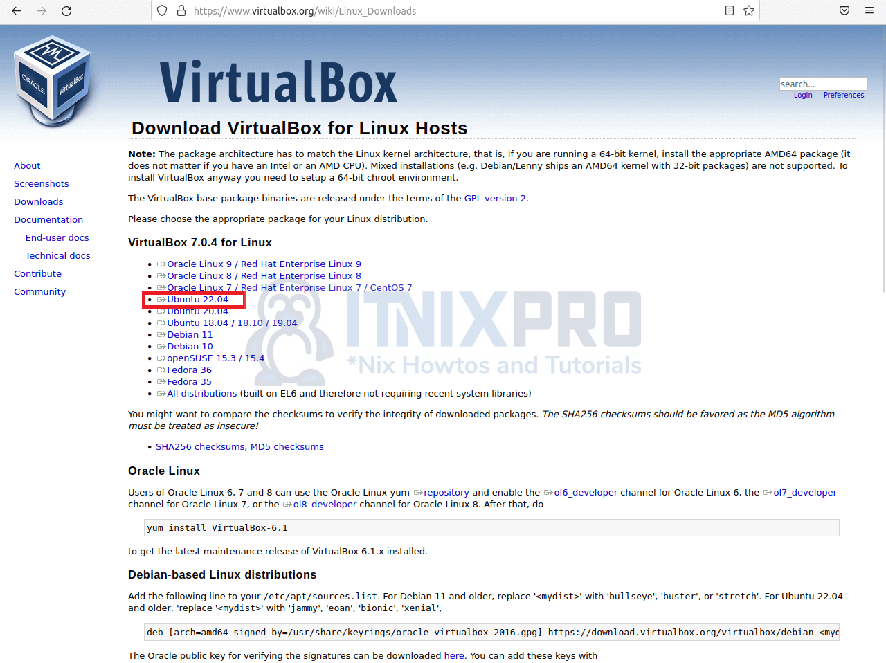 Install VirtualBox 7 on Linux Mint 21