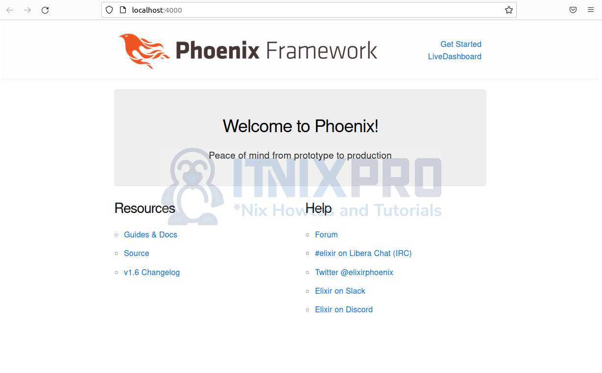 Install Phoenix Framework on Ubuntu 22.04 - itnixpro.com