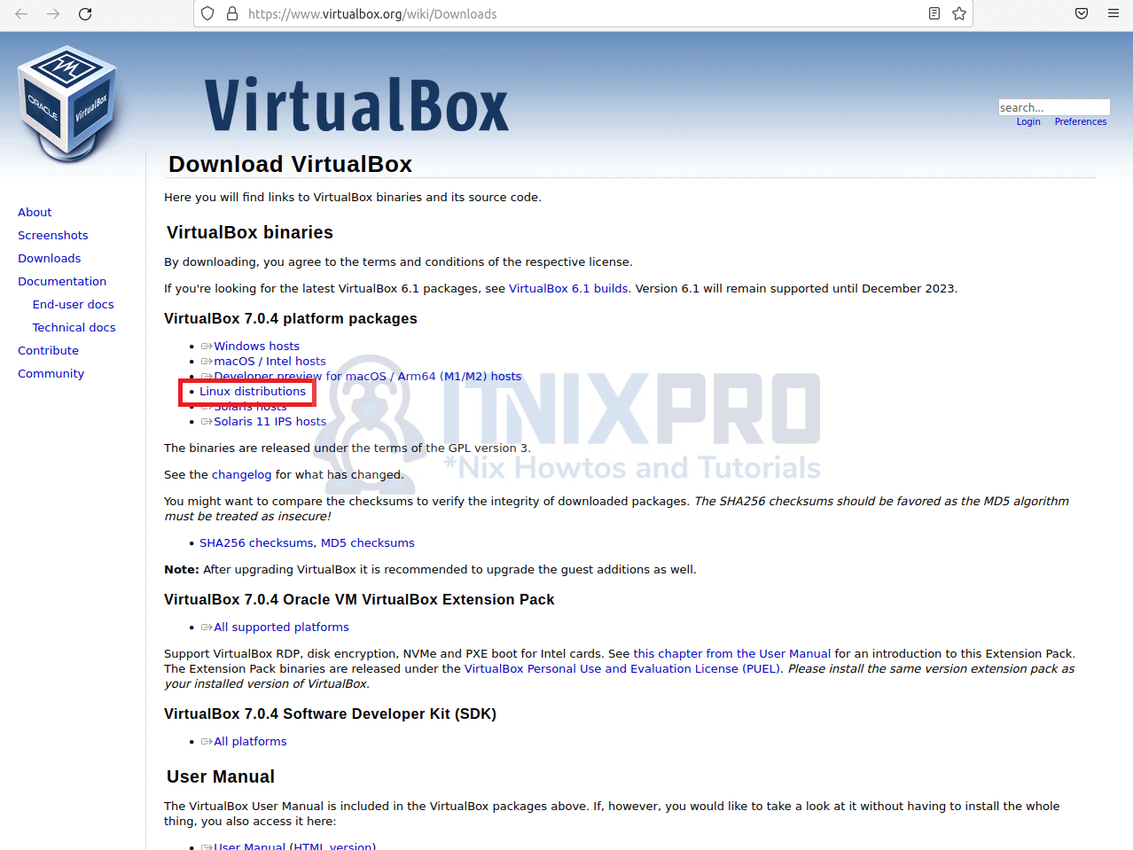 Install VirtualBox 7 on Linux Mint 21