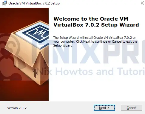 Install VirtualBox 7 on Windows 10