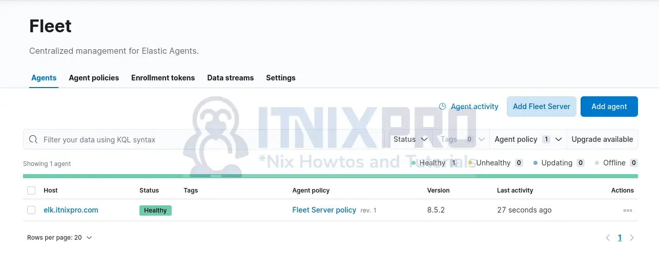 How to Setup ELK Stack Fleet Server