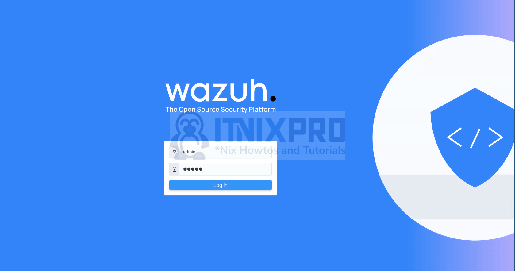 Accessing Wazuh Dashboard Web Interface